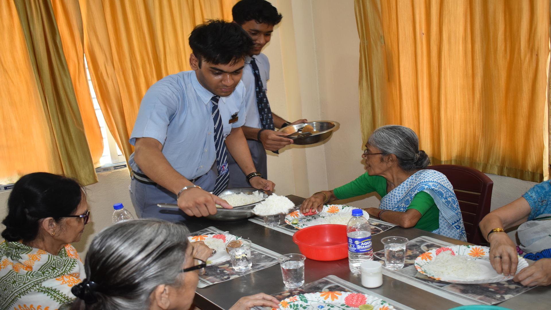 Visit to Shanti Nivas on the Occasion of Mothers' Day