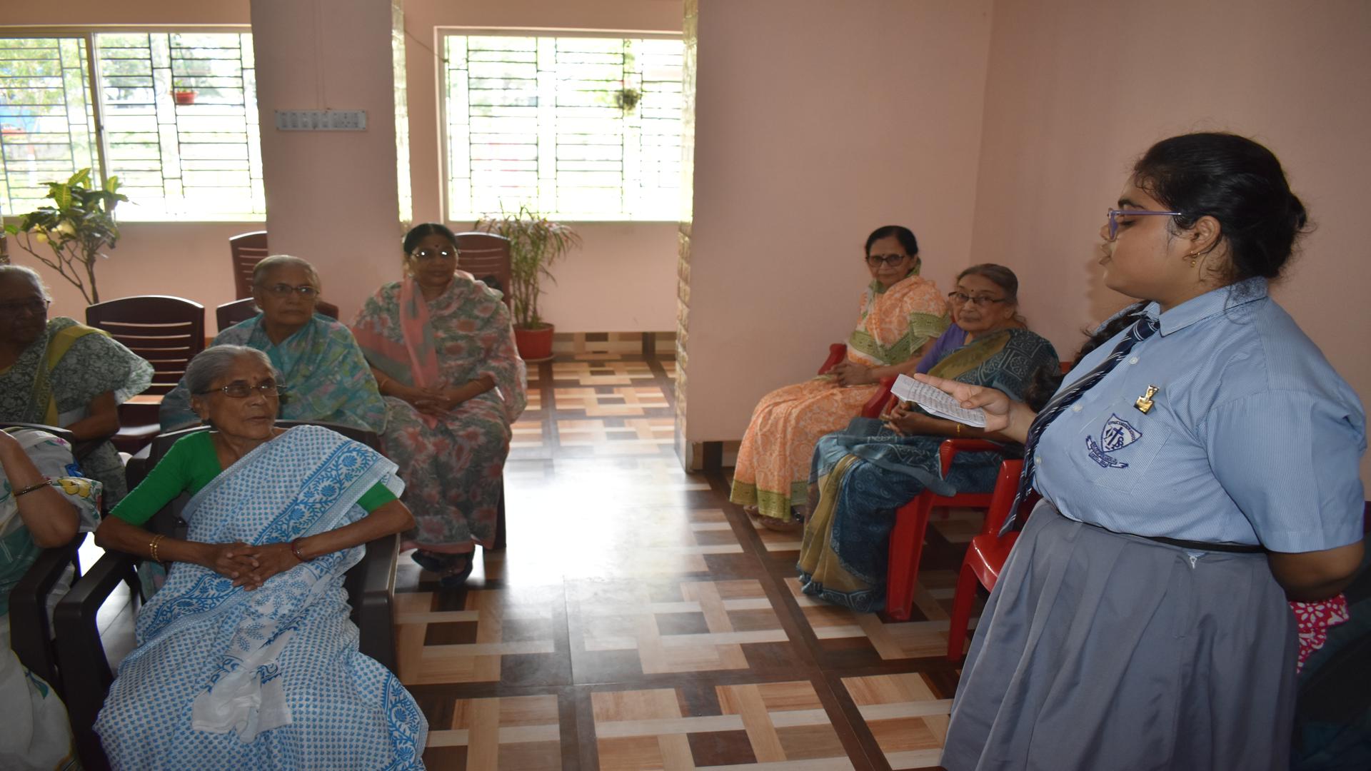 Visit to Shanti Nivas on the Occasion of Mothers' Day