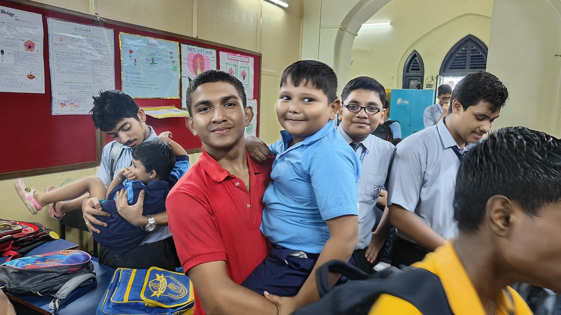 Second School Interaction by Class XB