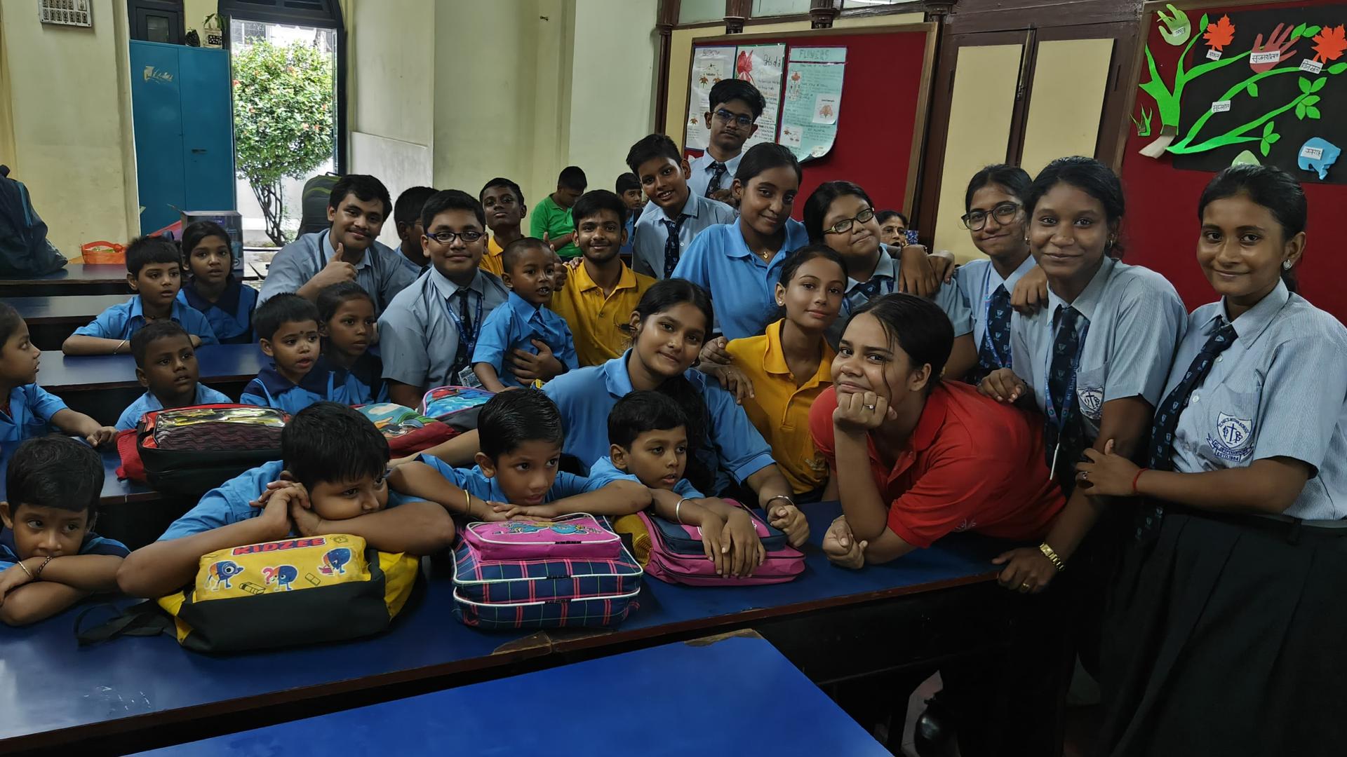 Second School Interaction by Class XB